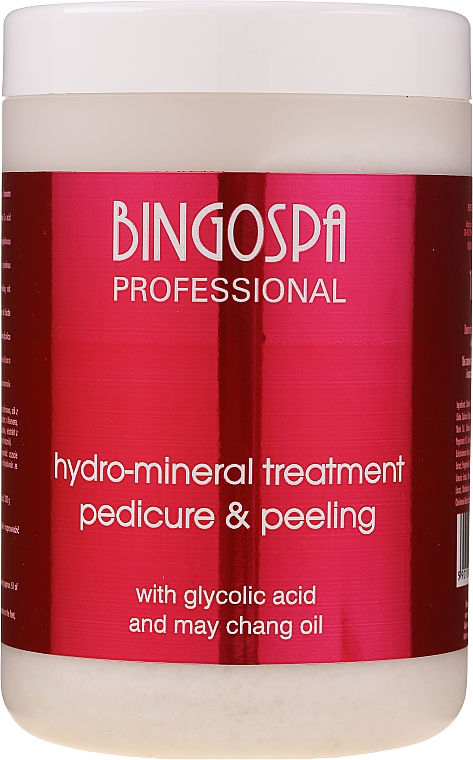 Hydromineralny preparat do stóp - BingoSpa Mineral Treatment Pedicure & Peeling — Zdjęcie N2