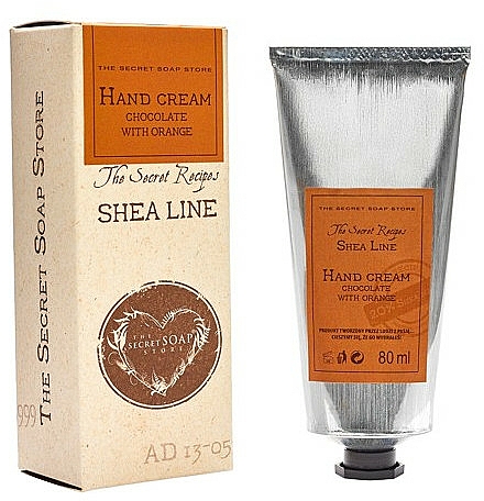 Krem do rąk z masłem shea Czekolada i pomarańcza - The Secret Soap Store Shea Line Hand Cream Chocolate With Orange — фото N1