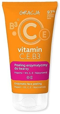 Enzymatyczny peeling do twarzy - Gracja Vitamin C.E.B3 Peeling — Zdjęcie N1