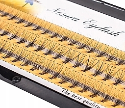 Sztuczne rzęsy C, 9 mm, 60 szt . - Nesura Eyelash Premium — Zdjęcie N2