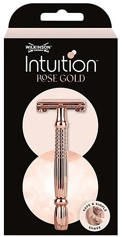 Maszynka do golenia z 10 ostrzami - Wilkinson Sword Intuition Rose Gold — Zdjęcie N2