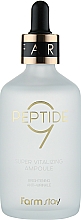 Serum w ampułce z kompleksem 9 peptydów - Farmstay Peptide 9 Super Vitalizing Ampoule — Zdjęcie N2