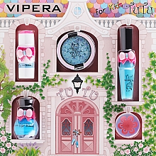 Kup Zestaw kosmetyków dla dziewczynki (balm 4 ml + lipgloss 7 ml + polish 5 ml + eye/cheek/shadow 4,5 ml + eye/lip/cheek/shadow 4,5 ml) - Vipera TuTu Magiczny domek