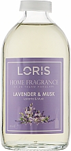 Dyfuzor zapachowy Lawenda i piżmo - Loris Parfum Home Fragrance Reed Diffuser — Zdjęcie N3