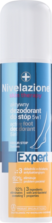 Aktywny dezodorant do stóp 5 w 1 - Farmona Nivelazione Skin Therapy Expert — Zdjęcie N1