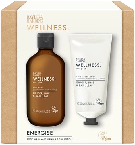 Zestaw - Baylis & Harding Wellness Luxury Body Care Gift Set (sh/gel/300ml + lot/200ml) — Zdjęcie N1