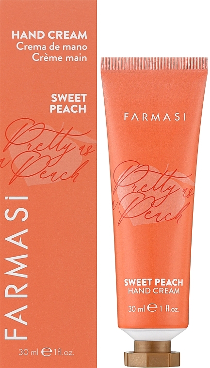 Krem do rąk Brzoskwinia - Farmasi Sweet Peach Hand Cream — Zdjęcie N2