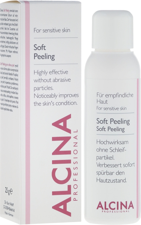 Łagodny peeling enzymatyczny do twarzy - Alcina Soft Peeling — Zdjęcie N1