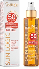 Kup Przeciwstarzeniowy suchy olejek przeciwsłoneczny do ciała SPF 50 - Guinot Age Sun Anti-Ageing Sun Dry Oil Body SPF50