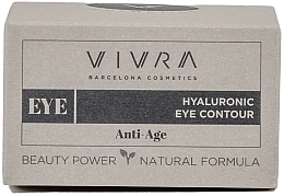 Krem pod oczy - Vivra Hyaluronic Eye Contour Anti-Age — Zdjęcie N2