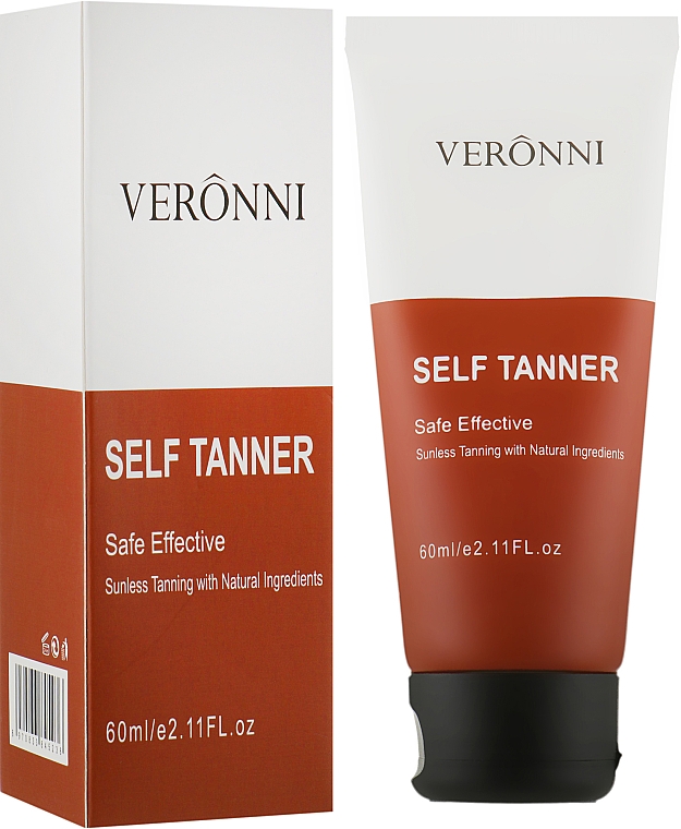 Samoopalający krem do ciała Lifting i nawilżenie - Veronni Tinted Self-Tanning — Zdjęcie N1