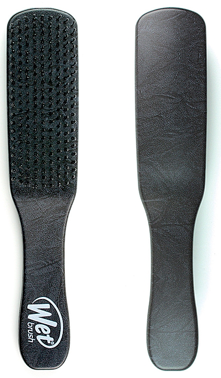 Męski grzebień do splątanych włosów - Wet Brush Mens Detangler Black Leather — Zdjęcie N2