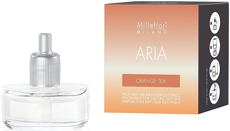 Wkład do odświeżacza powietrza - Millefiori Milano Aria Orange Tea Refill (wymienny wkład) — Zdjęcie N1
