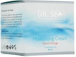 Kup Nawilżający krem z olejkami z marchewki i pomarańczy - Dr Sea Moisturizing Cream Carrot Orange