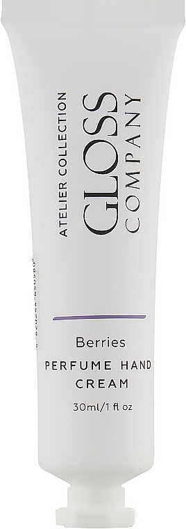 Perfumowany krem do rąk - Gloss Company Berries Atelier Collection Perfume Hand Cream — Zdjęcie N1