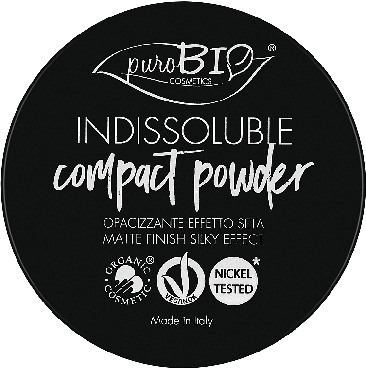 Kompaktowy puder do twarzy - PuroBio Cosmetics Compact Powder — Zdjęcie N3