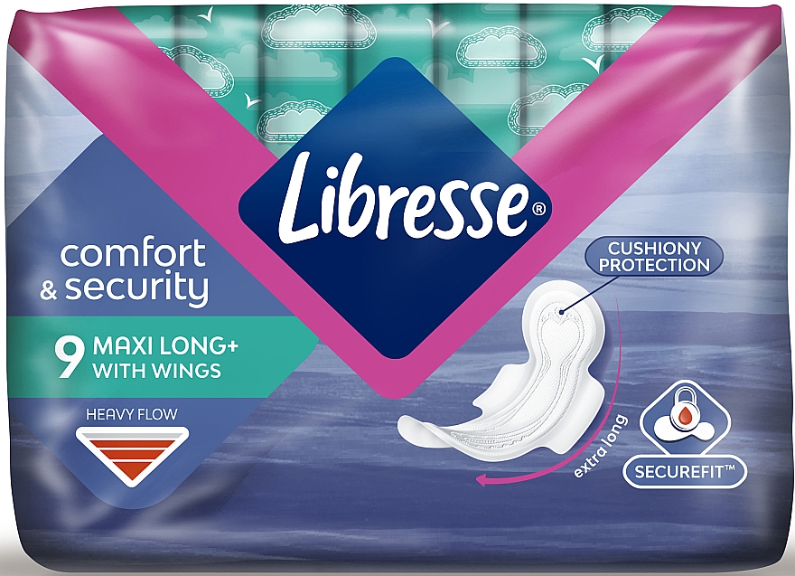 Podpaski higieniczne Super, 9 szt. - Libresse Maxi Long Soft — Zdjęcie N2