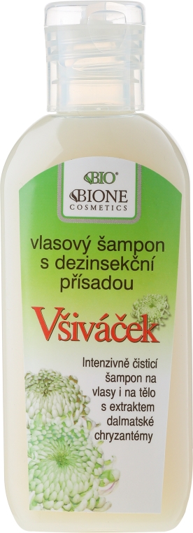 Szampon do włosów z chryzantemą dalmatyńską - Bione Cosmetics Vsivacek Hair Shampoo — Zdjęcie N2
