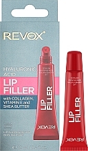 Nieinwazyjny wypełniacz do powiększania ust z kwasem hialuronowym - Revox Hyaluronic Acid Lip Filler — Zdjęcie N2
