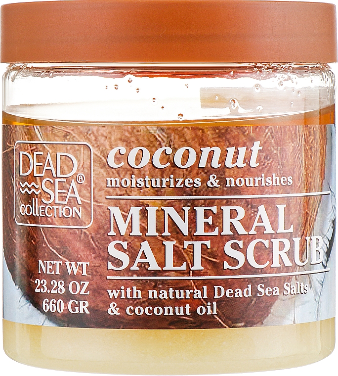 Peeling do ciała z minerałami z Morza Martwego i olejem kokosowym	 - Dead Sea Collection Coconut Salt Scrub — Zdjęcie N1