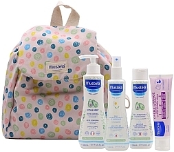 Zestaw w plecaku, 5 produktów - Mustela Bebe Little Moments Mochila Lunares Set — Zdjęcie N1