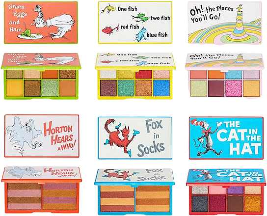 Zestaw palet do makijażu, 6 produktów	 - I Heart Revolution Dr. Seuss Palette Collection — Zdjęcie N4