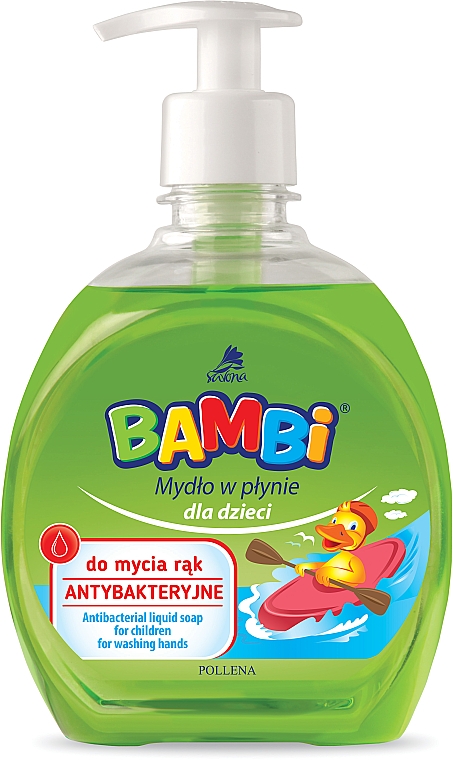 Antybakteryjne mydło w płynie dla dzieci - Pollena Savona Bambi Antibacterial Liquid Soap — Zdjęcie N1