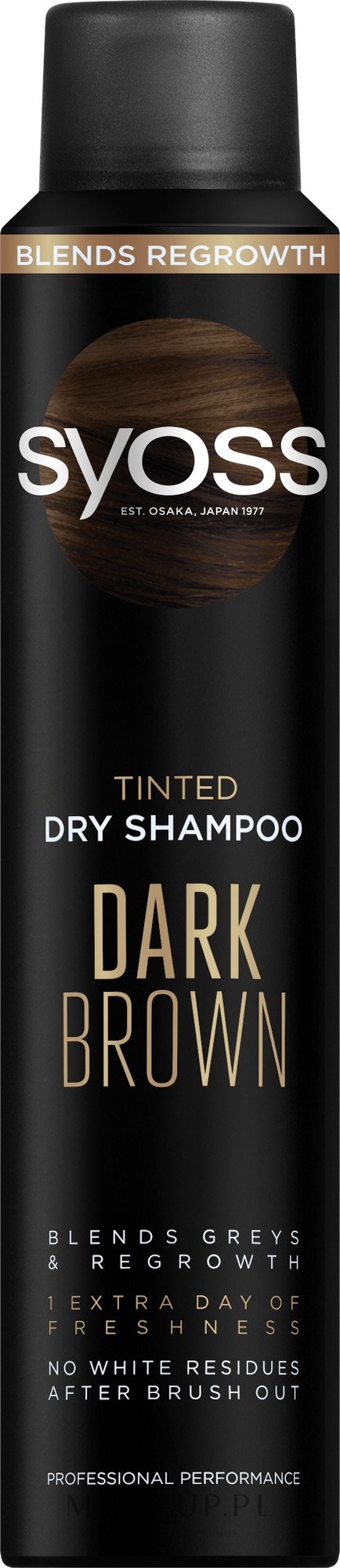 Suchy szampon do włosów ciemnych - Syoss Tined Dry Shampoo — Zdjęcie Dark Brown