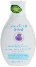Kup Krem do mycia Kojący. Od głowy do palców - Live Clean Baby Soothing Relief Creamy Head To Toe Wash