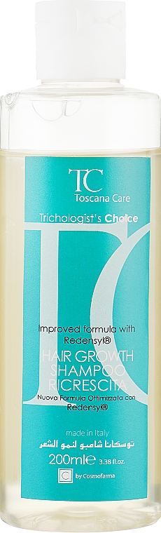 Szampon stymulujący wzrost włosów - Cosmofarma Toscana Care Shampoo Ricrescita — Zdjęcie N2