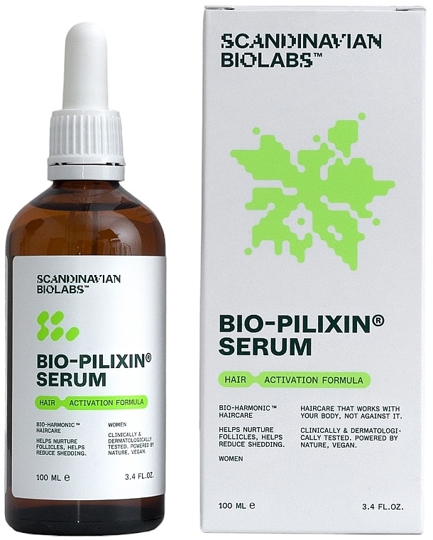 Serum na porost włosów - Scandinavian Biolabs Bio-Pilixin Hair Activation Formula Serum Women — Zdjęcie N1