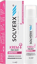 Kup Krem pod oczy do skóry wrażliwej i naczynkowej - Solverx Sensitive Skin Eye Cream