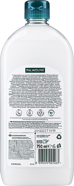 Palmolive Kremowe mydło w płynie do rąk Mleko i oliwka, zapas - Palmolive Naturals Milk & Olive (refill) — Zdjęcie N14