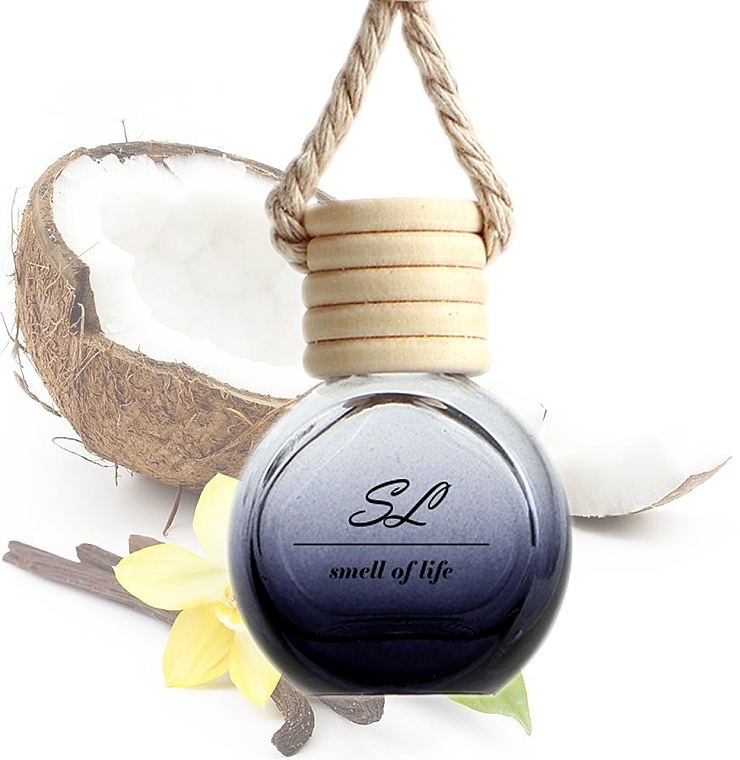 Odświeżacz powietrza do samochodu - Smell of Life Coconut & Vanilla Car Fragrance — Zdjęcie N2