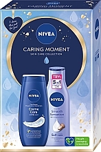 Kup Zestaw - NIVEA Caring Moment (sh/gel/250ml + b/milk/250ml)