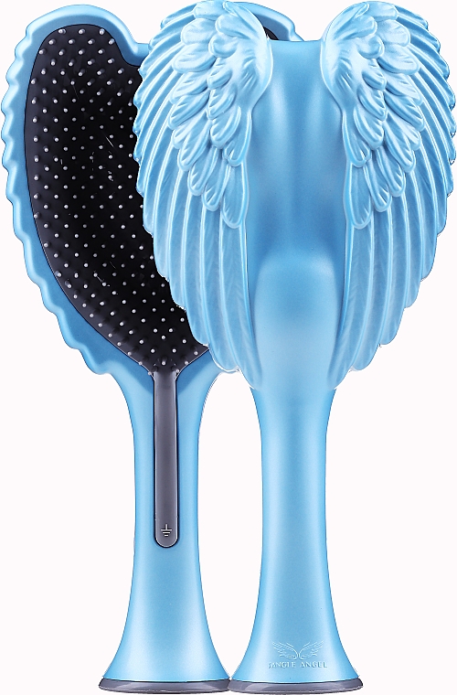 Szczotka do włosów - Tangle Angel 2.0 Detangling Brush Matt Satin Blue/Grey