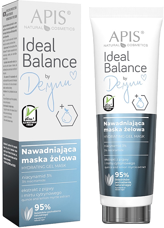 Nawadniająca maska ​​​​żelowa - APIS Professional Ideal Balance By Deynn Hydrating Gel Mask — Zdjęcie N1