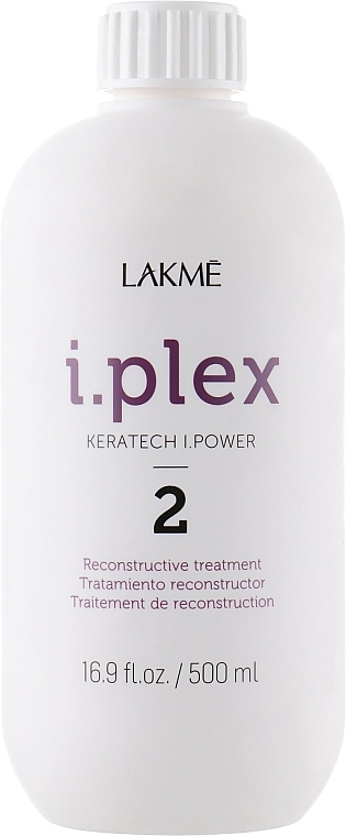 Rekonstrukcyjny zabieg przeciwstarzeniowy do włosów - Lakmé I.Plex Keratech I.Power 2 — Zdjęcie N1