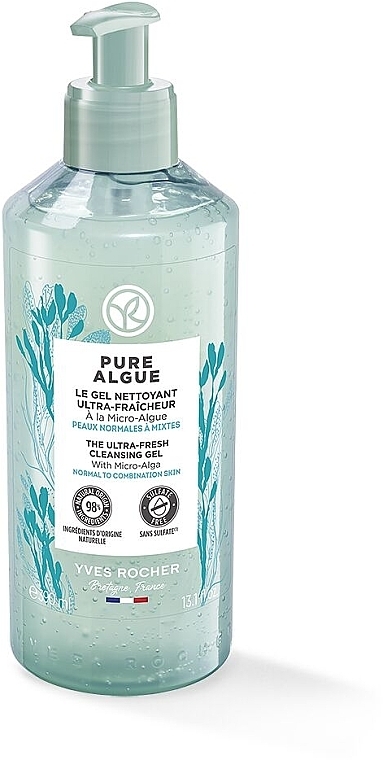 Żel oczyszczający z mikroalgami - Yves Rocher Pure Algue Face Washing Gel (z pompką) — Zdjęcie N1