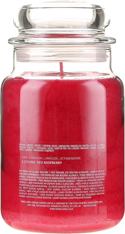 Świeca zapachowa w słoiku - Yankee Candle Red Raspberry — Zdjęcie N4