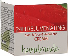 Kup PRZECENA! Ręcznie robiony krem odmładzający pod oczy, do twarzy i do dekoltu - Hristina Cosmetics Handmade 24H Rejuvenating Cream*