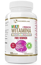 Kup Multiwitaminy dla kobiet z probiotykami - Progress Labs Multi Vitamin + Prebiotic For Women