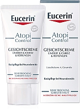 Odżywczy krem do twarzy do skóry atopowej - Eucerin AtopiControl Face Care Cream — Zdjęcie N2