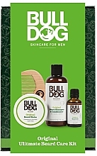 Zestaw do pielęgnacji brody - Bulldog Original Ultimate Beard Care Kit (shm/200ml + oil/30ml + balm/75ml + brush/1pcs) — Zdjęcie N1