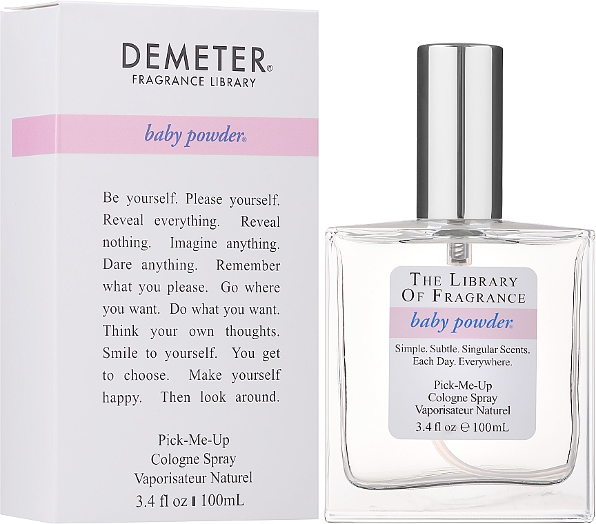 Demeter Fragrance The Library of Fragrance Baby Powder - Woda kolońska — Zdjęcie N2