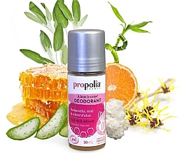 Dezodorant w kulce - Propolia Hamamelis Honey & Alum Crystal Roll-On Deodorant — Zdjęcie N2