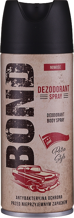 Zestaw - Bond Retro Style (deo 150 ml + after shave 100 ml) — Zdjęcie N3