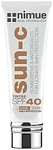 Podkład z filtrem przeciwsłonecznym SPF 40 - Nimue Skin Technology Sun-C Tinted — Zdjęcie N1