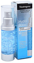 Rozświetlające serum do twarzy - Neutrogena Hydro Boost Supercharged Booster Serum  — Zdjęcie N1