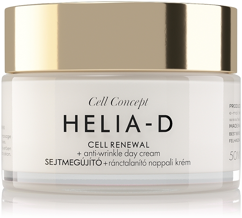 Przeciwzmarszczkowy krem do twarzy na dzień, 55+ - Helia-D Cell Concept Cream